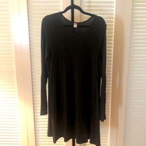 Size Large Long Sleeve Old Navy Gray Dress